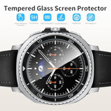 3 Pack For Samsung Galaxy Watch 8 Classic 46Mm Screen Protector With Auto-Alignment Installation Kit Accessories, Anti Scratch, Bubble Free Hd Tempered Glass Protective Film