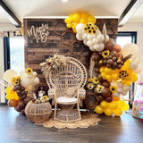 Bee Balloon Arch Kit: Bumble Bee Party Garland, Gender Reveal Decor