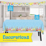 Spongebob Birthday Party Set for 16 with Banner, Tableware & Decorations