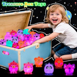 Light Up Animal Pop Fidget Toys, 12 Pcs Silicone Suction Toys, Glow Party Favors For Kids, Goodie Bags Stuffers, Birthday Gifts, Bulk Toys Prizes, Classroom Prizes