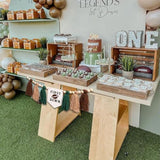 Football Highchair Banner 1St Birthday - First Year Down High Chair Banner, Tassels Decorations For First Birthday Party, Anniversary, Baby Shower, Photo Booth Props... (Green)