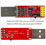 1Pc Esp8266 Esp-01S 4Mb Serial Wifi Wireless Transceiver Module + 1Pc Ch340G Programmer Usb To Esp-01 Wireless Adapter Module 4.5-5.5V
