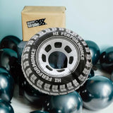 30 Inch Black Car Wheel Tire Party Balloons, Classic Large Racing Car Hot Wheels Mylar Foil Balloon For Men And Boys Racetrack Car Themed Birthday Baby Shower Party Decorations Supplies