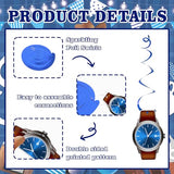 Father's Day Decorations 24 Pcs Hanging Swirls - Fathers Day Party Supplies, Father's Birthday Party Decor