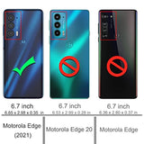 For Moto Edge 2021 Case,Moto Edge 5G Uw Case Clear Transparent Flower Reinforced Corners Tpu Shock-Absorption Flexible Cell Phone Cover For Motorola Moto Edge 2021(Clear)