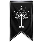 Gondor Flag Tree Of Gondor Banner Flag Flag Banner Man Cave Bed Room Home Office Party Decor 30X50 Inch (Black)