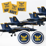 Havercamp U.S. Navy Party for 16 guests! Includes 16 ea. 7” Dessert Plates and Beverage Napkins in the Official U.S. Navy Crest and Logo.