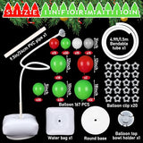 168 Pcs Christmas Balloon Arch Kit with Sturdy Stand