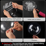 40 Pcs Bobo Balloons Clear Balloons For Stuffing Bubble Transparente Burbuja For Valentines Christmas Wedding Birthday Party Decoration(10 Inch, 18 Inch, 20 Inch, 24 Inch)