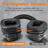 Ear Pads Cushions Replacement For Logitech G35 G930 G933 G935 G633 G635 G533 G430 G431 G432 G433 Gaming Headset, Earpads For G332 G230 G231 G233 Headphones (G933 Pl Black)