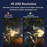 4K Displayport To Hdmi Cable 3.3Ft, High Speed Dp To Hdmi Male To Male Display