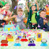 7pcs Friend Friends Desk Honeycomb Centerpieces, Party Decorations Suppliers for Birthday, Home, Camping