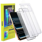 9H+ Tempered Glass for iPhone 17 Screen Protector with Auto Dust Removal Installation Frame Military Grade Protection (Scratch, Shatter, Drop