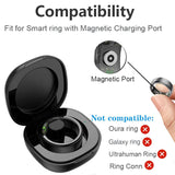 Magnetic Smart Ring Charging Case, for Lifebee, COLMI, YoR by Letsfit TM11 Fitness Ring Charging Box Small Portable Charger for Smart Rings(Magnetic