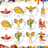 20 Pcs Fiesta Party Decorations Set Mexican Banner Cinco De Mayo Mexico Banner Hanging Swirls And Honeycomb Centerpieces For Mexican Theme Fiesta Taco Birthday Party Decoration