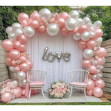 Dusty Rose Balloon Garland Kit: Pearl Pink Boho Wedding Decor