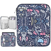 8-9 Inch Tablet Sleeve Bag Carrying Case For Ipad Mini 7Th/6Th 8.3" 2024/2021, Ipad Mini 5/4/3/2/1 7.9", Galaxy Tab A7 Lite 8.7"/Tab A 8.0", Tab M8 (4/3/2) 8", Tab M9 9" 2023, Night Blue