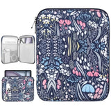 8-9 Inch Tablet Sleeve Bag Carrying Case For Ipad Mini 7Th/6Th 8.3" 2024/2021, Ipad Mini 5/4/3/2/1 7.9", Galaxy Tab A7 Lite 8.7"/Tab A 8.0", Tab M8 (4/3/2) 8", Tab M9 9" 2023, Night Blue