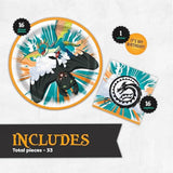 Unique How To Train Your Dragon Plates and Napkins for 16 | How to Train Your Dragon Party Supplies and Decorations | Officially Licensed