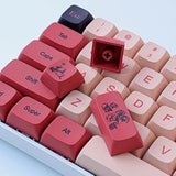 Pbt Keycaps,Xda Profile Keycaps 148 Keys Dye Sublimation Cute Pink Custom Keyc