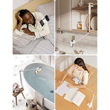 Phone Holder, Flexible Long Arm,Overhead Mount,360° Angle Adjustable,Aluminum Alloy, C Clamp For Headboard Bedside&Table&Desk,Compatible With 3.5"-6.9" Phone, 16 15 Plus/Pro Max W