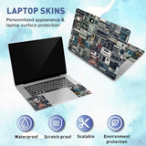 Vintage Radio Laptop Skin Stickers Reusable Netbook Skin Sticker Vinyl Decals For Pc Notebook Laptops Keyboard Cover Universal 12" 13" 13.3" 14" 15 Inch Waterproof Laptop Case Protector Film