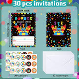 30 Pack Bounce House Or Jumping Party Invitations Trampoline Birthday Invite Cards With 30 Envelopes 30 Stickers Bounce And Play Party Decorations Supplies For Kids Boys Girls