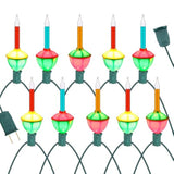 1Pack Christmas Bubble String Lights With 10 Light Bulbs And Outlet, 10Pcs Multicolor Bubble Lights Bulbs 2Fuse C7/E12 B