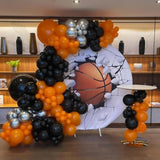 134Pc Black & Orange Balloon Arch Kit – Halloween and Party Decorations