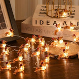 Dachshund Dog String Lights, 10Ft 30 Led Weiner Dog Twinkle Lights, Usb & Battery Operated Dachshund Christmas Lights Wi