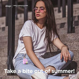 elago Ice Cream Case Compatible with AirPods Pro 2 Case, Carabiner Included, Supports Wireless Charging, Full Protection (Blueberry)