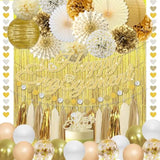 Gold Engagement Party Decorations, Just Engaged Decorations Include Happy Engagement Banner Lanterns For Congratulations Wedding Bachelorette Backdrop Decor