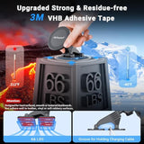 2-Pack Compatible With Magsafe Car Mount, Magnetic Phone Holder For Car Dashboard, Home & Office Compatible With Iphone 16 15 14 13 12 Pro Max Plus, Mag-Safe Case & All Phones