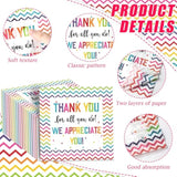 100Pcs Thank You Napkins We Appreciate You Paper Napkins Thankful Disposable Napkin Appreciation Party Decors Grateful To Employee Teacher Doctor Staff Thanksgiving Graduation Party Supply