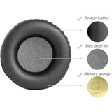 Hd-205 Replacement Ear Pads Compatible With Sennheiser Hd-205 Headphones, Earpads Cushions With Soft Protein Leather And Memory Foam (Black)