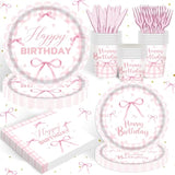 120Pcs Two Sweet Birthday Party Supplies Two Sweet Donut Ice Cream Decorations For Baby Girl 2Nd Second Birthday Tableware Set Plates Napkins Cups Set For 20 Guests