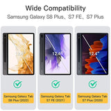 JETech Case for Samsung Galaxy Tab S8 Plus 2022 / S7 FE 2021 / S7 Plus 2020 12