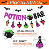 Halloween Potion Bar Banner Spooky Witch Pick Your Poison Backdrop Party Decor