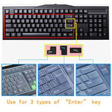 2 Pack Clear Desktop Computer Keyboard Protection Skin