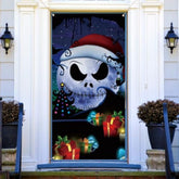 Merry Christmas Door Cover Xmas Halloween Winter Holiday Party Front Door Banner Photography Home Porch Decoration