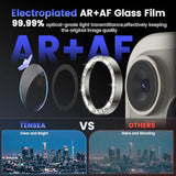 Camera Lens Protector Compatible For Iphone 15 Pro Max/15 Pro/16 Pro Max/16 Pro/14 Pro Max/14 Pro, Metal Aluminum Alloy Tempered Glass Cover Camera Screen Protector Accessories, Case Friendly