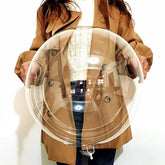 50-Pack 20-Inch Bobo Balloons Transparent Helium Bubble for LED Decorations