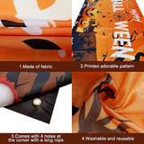 Extra Large Happy Halloween Banner 72x44 Inch Spooky Backdrop Pumpkin Party Decor