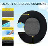 Cooling Gel Replacement Earpads Pads Cushions For Steelseries Arctis1/3/5/7/7+/7P/7P+/7X/7X+/9/9X/Pro/Prime Headphone(Black)