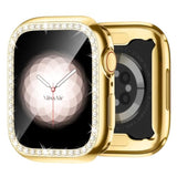 Soft TPU Bling Case Compatible for 40mm Apple Watch Series 6/5/4/SE/SE 2/SE 3 with Screen Protector and Glitter Crystal Diamond Lightweight Cover
