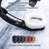 B450-Xt B550-Xt Replacement Ear Pads Sheepskin Leather Ear Cushion Compatible With B450-Xt B550Xt Headset I B450 B550 Xt Kit Accessories (White)