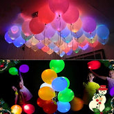 50 Led Light Up Balloons Mixed Color Non-Flashing Lasts 24 Hours Birthday Wedding Camping Glow Bachelor Christmas Housewarming Baby Shower Graduation Party Easter Halloween Valentine'S Day Decorations