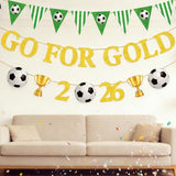 2026 Soccer Party Decorations, World Soccer Party Supplies