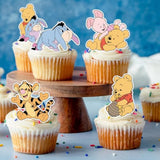 48Cs Cute Bear Cupcake Toppers For Birthday Party Cupcake Decorations Baby Shower Supplies