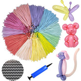 260 Balloons Pack, Premium Pastel Twisting Latex Balloons for Parties & Events